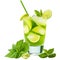 Mojito cocktail on PNG background. Generative AI.