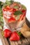 Mojito strawberry cocktails, strawberry, mint