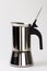 Moka coffee maker in steel for home coffee preparation