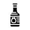 molasses pomegranate glyph icon vector illustration