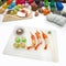 Mold clay art activity how to hand craft of shrimp Shu shi and Di