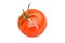 Molded red tomato