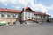 Moldova, Bender - May 18, 2019: Entrance to the Alexander Nevsky Park near the Bendery Fortress