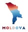 Moldova map..