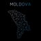 Moldova, Republic of network map.