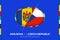 Moldova vs Czech Republic icon for European football tournament qualification, group E