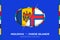 Moldova vs Faroe Islands icon for European football tournament qualification, group E