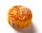 Moldy moon cake on white English translation of the Chinese word is dragon