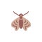 Mole insect flat icon