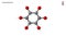 Molecular or Chemical Structure of Cyclohexanehexone C6O6