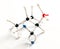 Molecular model of amino acid valine