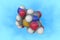 Molecular model of amoxicillin. Atoms are represented as spheres with color coding: carbon grey, oxygen red