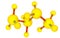 Molecular model of butane