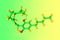 Molecular model of cannabigerol, one of the more than 120 identified cannabinoid compounds found in the plant genus