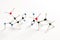 Molecular models of two amino acids