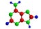 Molecular structure of adenine