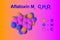 Molecular structure of aflatoxin M1 present in milk and dairy products. Atoms are represented as spheres with color