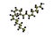 Molecular structure of alpha linolenic acid