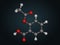 Molecular structure of aspirin