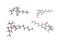 Molecular structure of cannabidiol CBD. Atoms are represented as spheres with conventional color coding: hydrogen