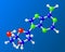 Molecule of adenine