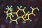 Molecule of aldosterone hormone