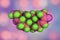 Molecule of aldosterone hormone