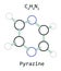 Molecule C4H4N2 Pyrazine