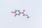 Molecule of Epinephrine. Isolated molecular model, 3D rendering