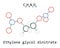 Molecule Ethylene glycol dinitrate C2H4N2O6