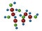 Molecule of fructose