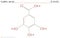 Molecule of Gallic acid.