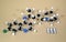 Molecule model of Chloroquine, a medication used to treat malaria, maybe also able to calm the symptoms of Covid 19 virus.