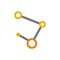 Molecule Network Path Abstract Symbol