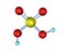 Molecule Sulfuric Acid 3D