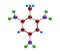 Molecule of trinitrotoluene