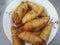 Molen banana is similar to a fried banana but the skin comes from a dough of various flour added with cheese and then fried it