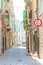 Molfetta, Apulia - Walking through an old alleyway in Molfetta