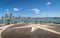 Molhe da Barra Sul Breakwater and city skyline - Balneario Camboriu, Santa Catarina, Brazil