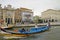 The Moliceiro boat voyage along the canal of Aveiro City, Portugal
