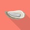 Mollusc icon, flat style