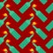 Molotov cocktail pattern seamless. Bottle with flammable liquid background. vector texture