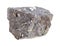 Molybdenite ore isolated on white
