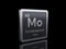 Molybdenum Mo, element symbol from periodic table series