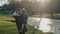 Mom and her son kissing. Lovely close ups.Young mother with her little son relaxing and playing in the park. Both are