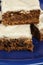 Mom`s homemade frosted raisin spice bar