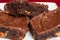 Mom`s homemade gooey chocolate brownie bars