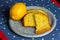 Mom`s homemade zesty lemon poppy seed bread