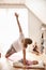 Mom sure likes yoga. Shot of an attractive young woman bonding with her children while doing yoga.