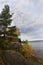 Mon repos is rocky landscape Park on the shore of the Bay of Protective Vyborg Bay, Northern part of city Vyborg in Leningrad